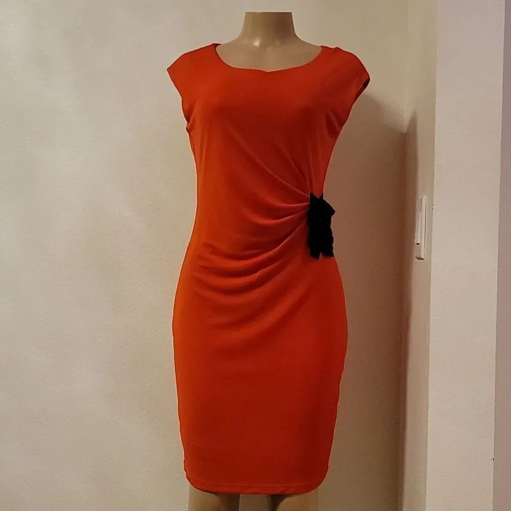 THE LIMITED SLEEVELESS SIDE RUCHED DETAILS WOMEN"S DRESS - Picture 9 of 13